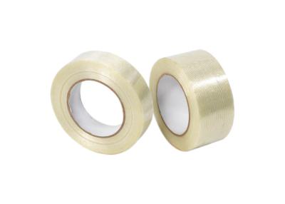 China Self Adhesive Reinforced Filament Tape , Crack Fiberglass Repair Joint Tape for sale