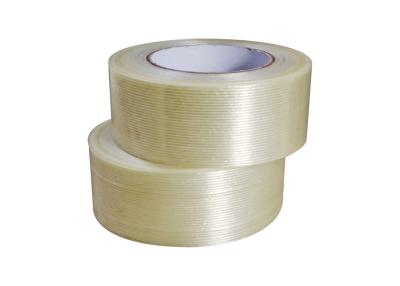 China High - Strength Bundling Strapping Fiberglass Mesh Tape  / Filament Adhesive Tape for sale