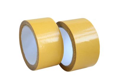 China Double Sided Fiberglass Mesh Tape / Reinforced Filament Tape For Bonding Sealing Strips To Doors And Windows for sale