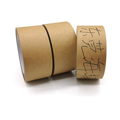 Chine Bande de papier auto-adhésive faite sur commande de cachetage collée par Papier d'emballage de Brown à vendre