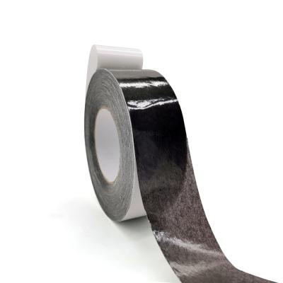 China 72mm Width Black Double Sided Tissue Adhesive Tape for sale