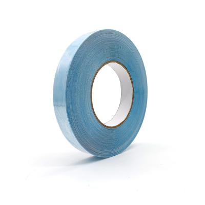 China Custom Single Sided Waterproof Self Adhesive Blue Protective Clothing Tape For PPE Suit for sale