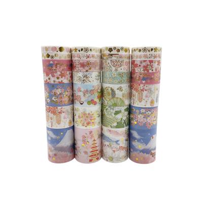 China 30 Designs 7pcs/Box Japanese Kawaii Cartoon Adhesive Masking Washi Tapes For Bullet Journal Scrapbooking Decoration for sale