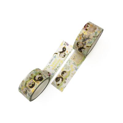 China Personalized Beautiful Gold Foil Washi Tape For Holiday Decoration for sale