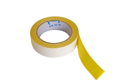China Yellow 2 Inches 30Y Double Sided Carpet Tape For Rugs , Mats , Pads , Runners for sale