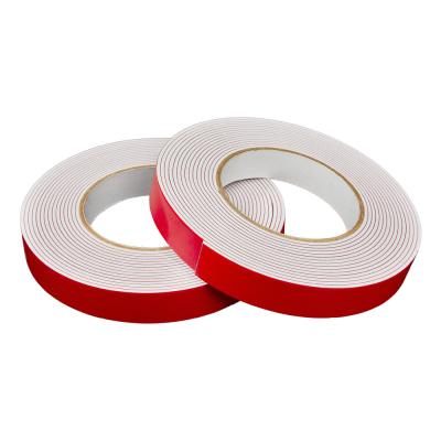 China Factory Price Wholesale Large Peel Strength Red PE Foam Tape For Car Signage for sale