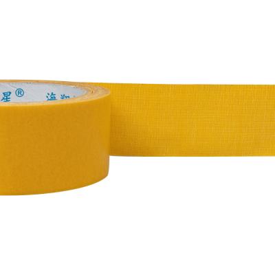 China 2inchx30y ninguna cinta echada a un lado doble amarilla de la fijación de la alfombra del residuo para las telas múltiples en venta