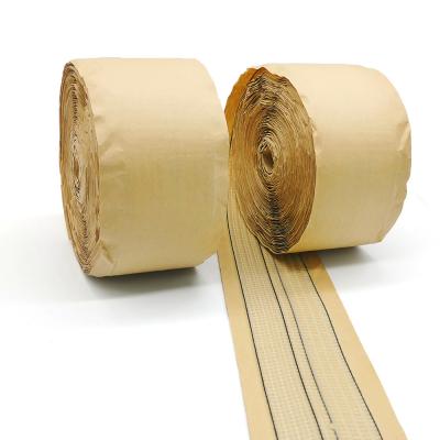 China High Quality Single Sided Brown Kraft Paper Curtain Tape for sale
