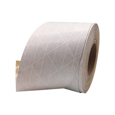 China Self Adhesive Reinforced Kraft Paper Tape Anti Heat For Paper Processing Industries for sale