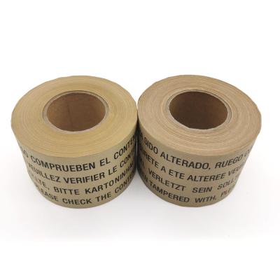 China Writable Kraft Flatback Paper Tape For Writing And Markings On Reused Boxes for sale