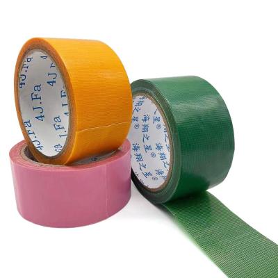 China Abrasión anti flexible reforzada coloreada de la cinta aislante del paño para la decoración casera en venta
