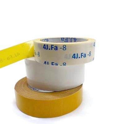China Factory Direct Selling Multi Purpose Yellow Wide Double Sided Tape for sale