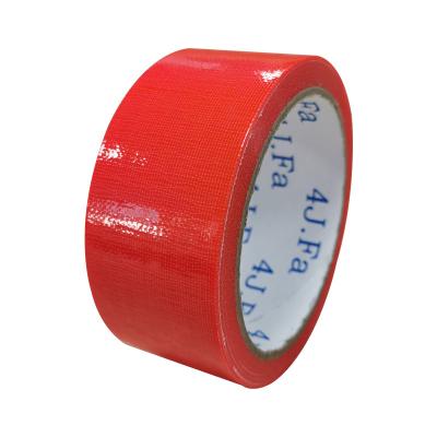 China Customizable Logo Single Sided Red Duct Tape No Residue for sale