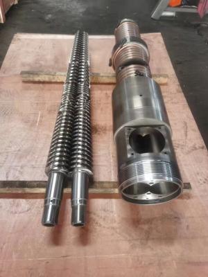 China Twin Screw Compounding Extruder Screw Element In Screw Barrel for sale