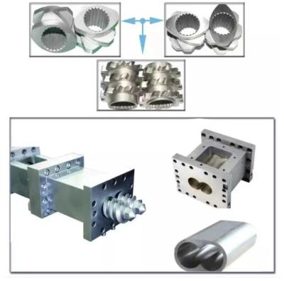 China elemento gemelo del tornillo del extrusor doble del cono de 65m m para la máquina del extrusor del PVC en venta