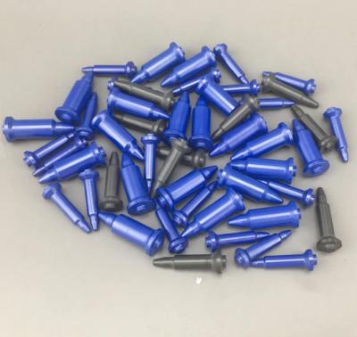 China Blue Zirconia Ceramic Guide / Welding Pin With Extremely High Wear Resistance for sale