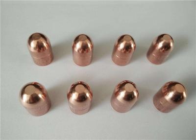 China Material redondo do elétrodo de soldadura do ponto do tampão, pontas de elétrodo da soldadura do ponto à venda