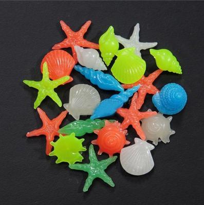 China Marine Organism Type 3mm Night Glow Pebbles For Fish Tank for sale