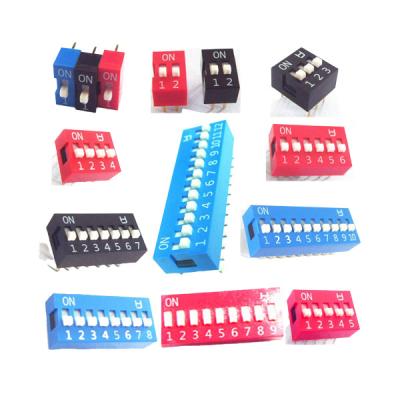 China Customized DIP Switches PBT Copper Stamping Parts for sale
