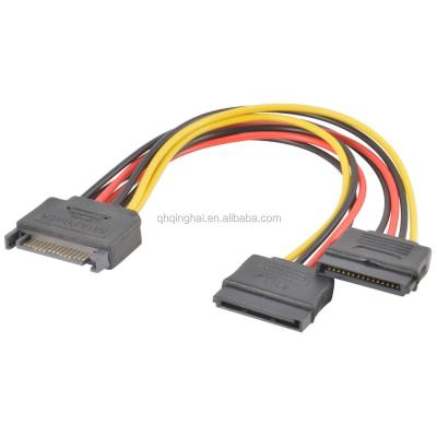 China ST Power Computer Extension Cable 15 Pin Y - Splitter Cable Adapter Male To Female for sale