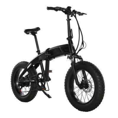 China 48V Fat Tire Electric Mountain Bike Full Suspension 20 Inch 10000mAh for sale
