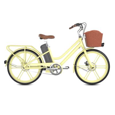 China bicicleta elétrica do cruzador das mulheres 0.25kw, bicicleta elétrica da estrada das senhoras de Multipattern à venda