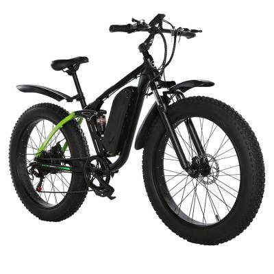 China Dual motor Fat Tire Electric Mountain Bike 30KMH Multimodes for adults for sale