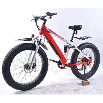 China Multiapplication Fat Tire Electric Mountain Bike With 13AH Lithium Battery for sale