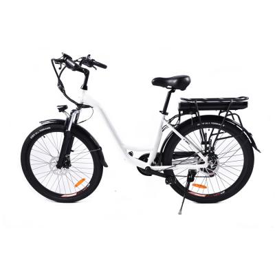China 7Speed Lightweight Ladies Electric Bike 30KG Net Weight With KMC Chain for sale