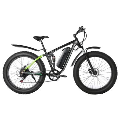 China 20MPH Fat Tyre Electric Mountain Bike 7Speed Geared Discbraked for sale