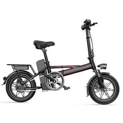 China Collapsible Lightweight Electric Bicycle 400W 14In 18kg Net Weight for sale