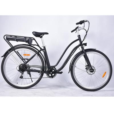 China 12.5Ah Lightweight Ladies Electric Bike 6geared 25km/H With Basket for sale