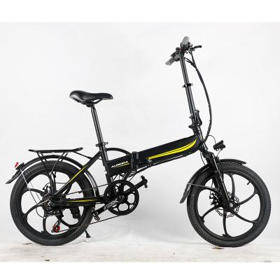 China 20x1.95 Lightweight Electric Folding Bike 50km/H Max Speed With KMC Chain for sale