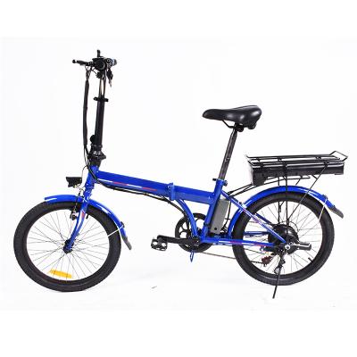 China 250w Lightweight Electric Folding Bike 18.6mph Pre Assembled for sale