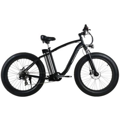 China Mudguards Electric Fat Tire Mountain Bikes 26in With SR Saddle for sale