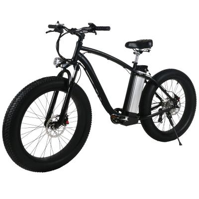 China 26 Fat Tire Electric Mountain Bike 65KM/H Max Speed With 10Ah Battery for sale