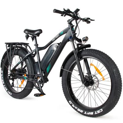 China ODM Fat Tire Electric Mountain Bike , Shimano Electric Folding Mountain Bicycle for sale