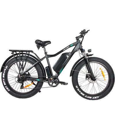China 7Speed Fat Tire Electric Mountain Bike 26in 20 Miles Endurance for sale