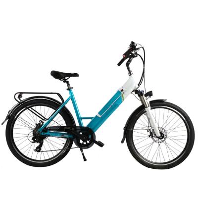 China Bicicleta 35KMH elétrica de pouco peso para senhoras Multipattern Vibrationproof à venda