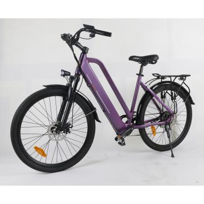 China bicicleta elétrica das senhoras 21Speed de pouco peso com pneus de 27.5x1.95in à venda