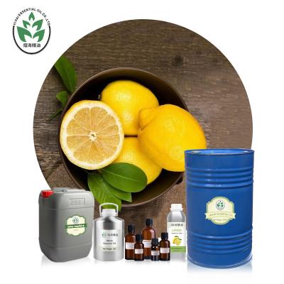 China Cas 8008 56 8 Yellow Peeling Pure Organic Essential Oils Cold Pressed Lemon Essential Oil Skin Whitening for sale
