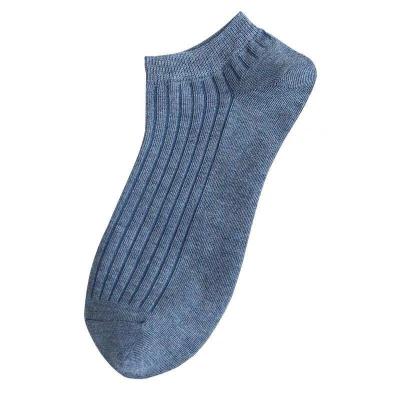 China New Design ankle socks men's pure color casual sports boat socks men's cotton socks breathable hose for sale