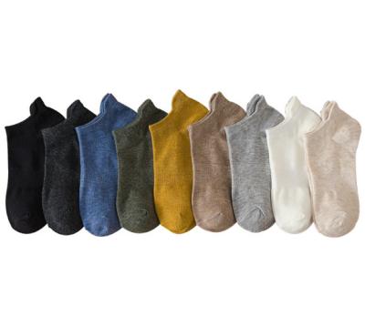China Pure Color Breathable Low Cut Ankle Socks QUICK DRY Men Gym Sports Hosiery In Autumn for sale