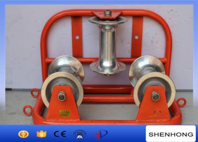 China Solid Corner Ground Cable Laying Roller Strong Bearing Aluminum Housing for sale