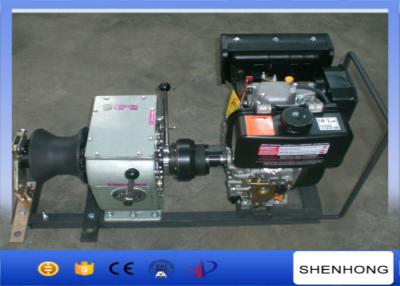 China Fast Speed Diesel Cable Winch 30KN With Shaft Driven Transmission for sale