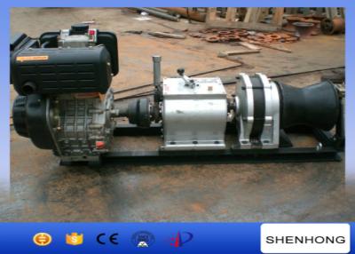 China 9HP Air Cooled Diesel Engine Cable Winch Axle Bar Driven Tranmission for sale