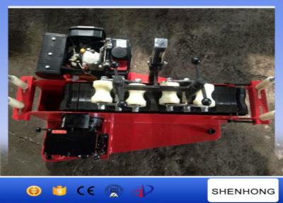 China 5KN Diesel Cable Hauling Machine / Cable Pulling Winch for Pulling 30-110 mm Cable for sale