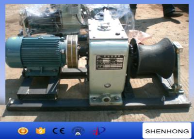China ISO Electric Cable Pulling Winch / Electric Cable Winch Puller For Tower Erection for sale