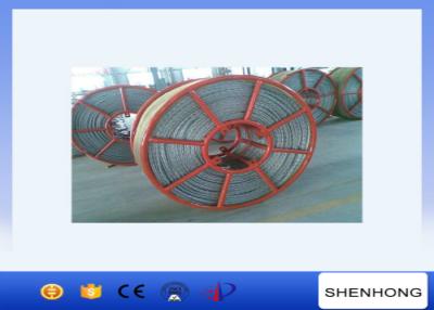 China Steel Pilot Anti Twist Wire Rope Six Squares 12 Strands Transmission Line Stringing for sale