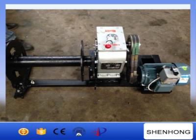 China 220 Voltage Electric Cable Pulling Winch / Cable Drum Winch Stringing Equipment for sale